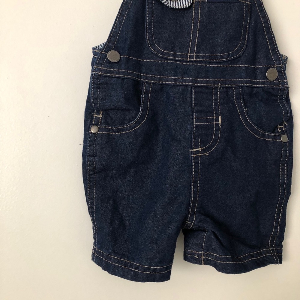 3/$10 Calvin Klein Boys Overalls 3-6 months - Picture 4 of 6